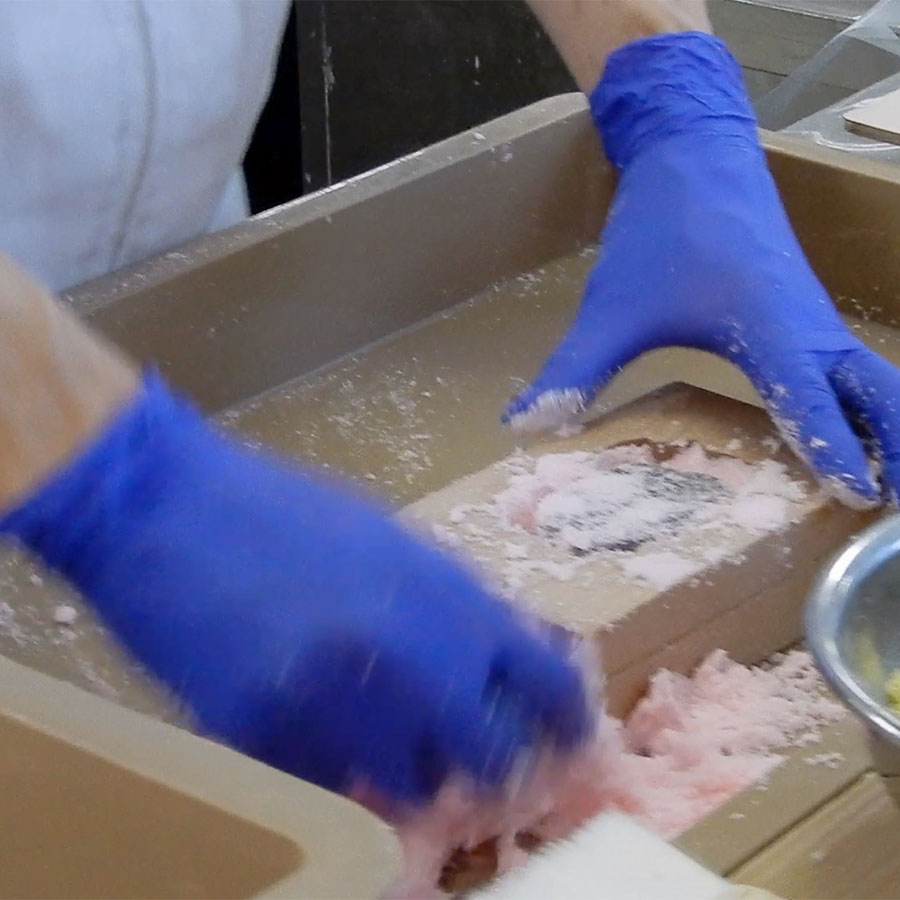 ねき餡を入れる