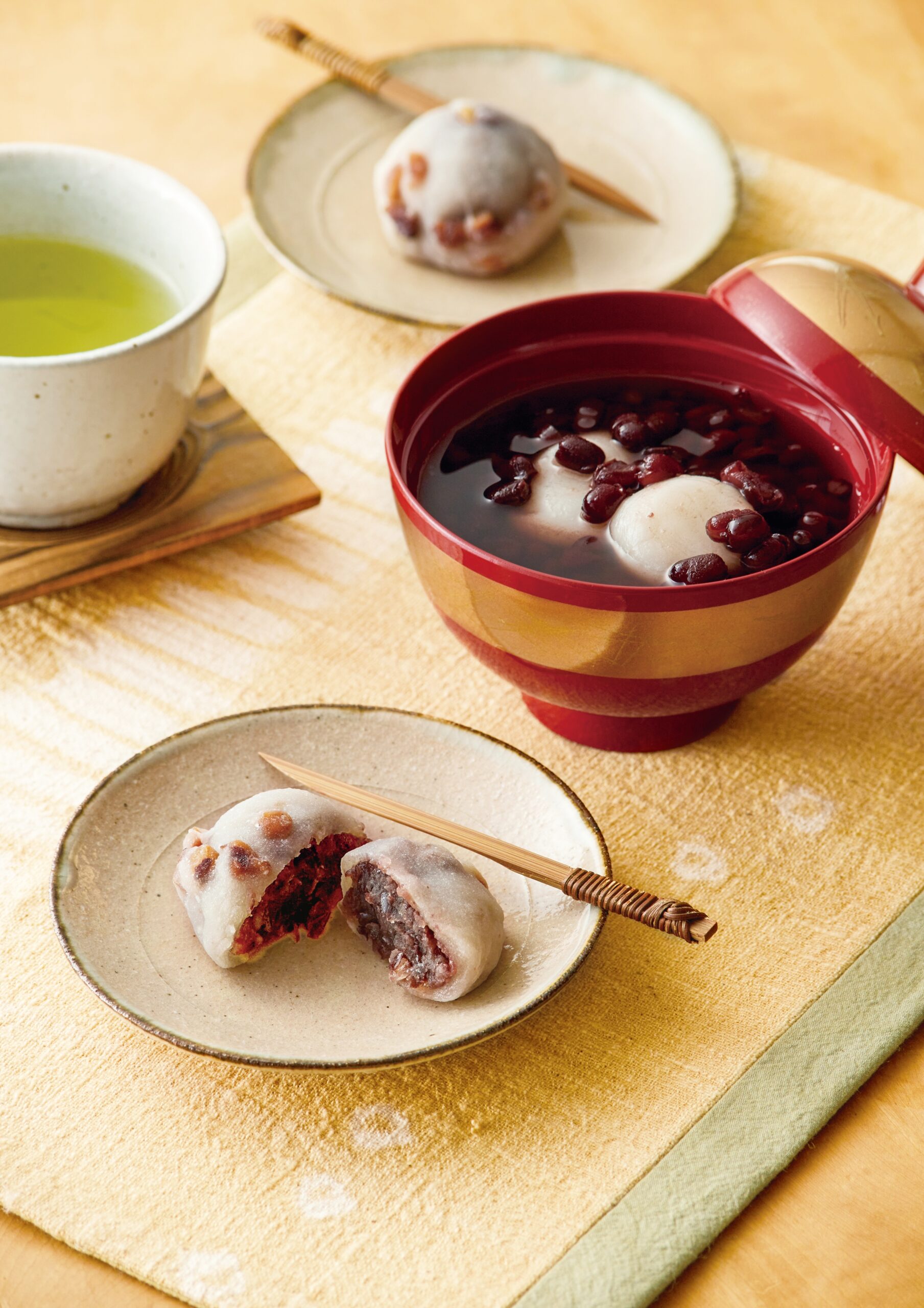 おぜんざいとくるみ餅